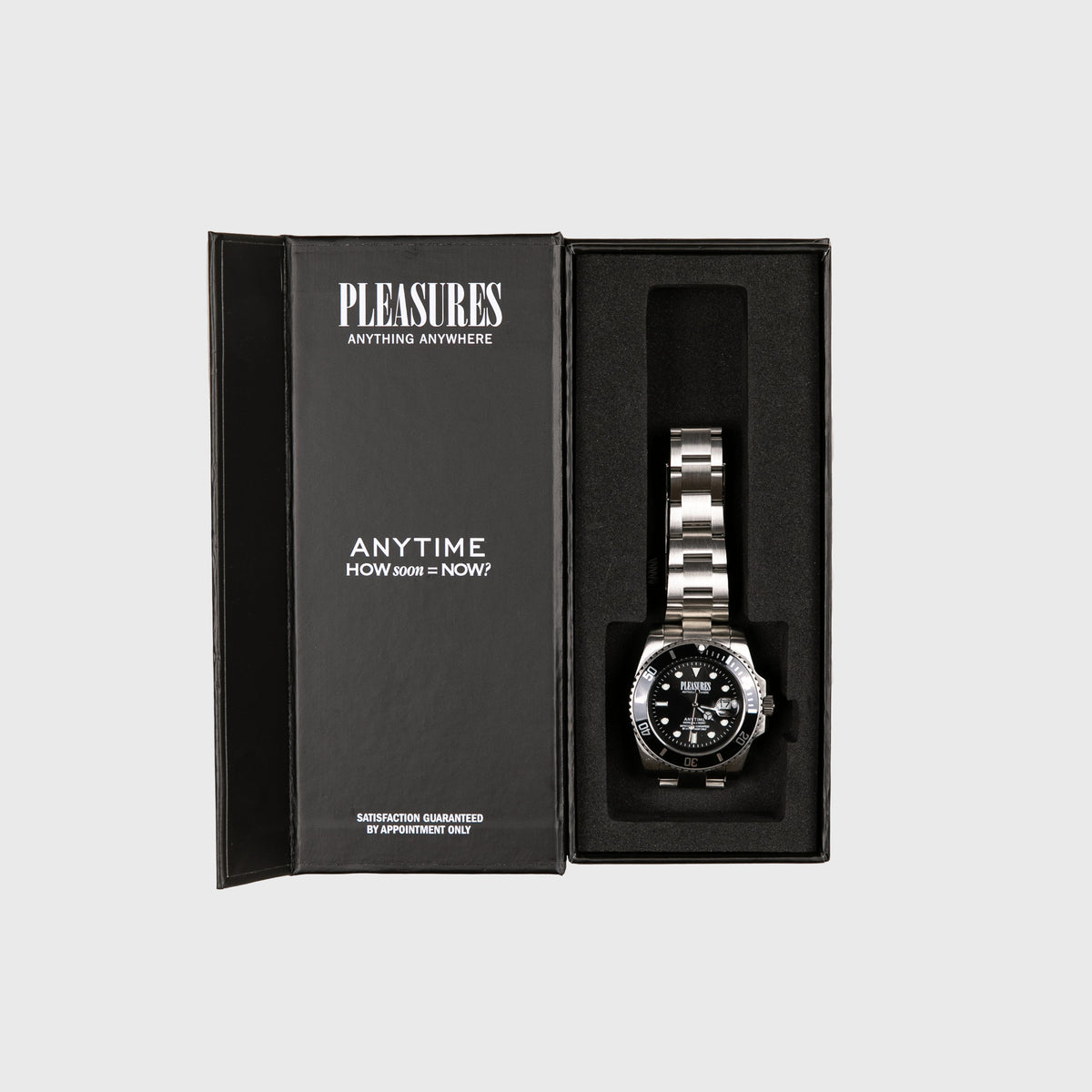 ANYTIME WATCH - BLACK / SILVER