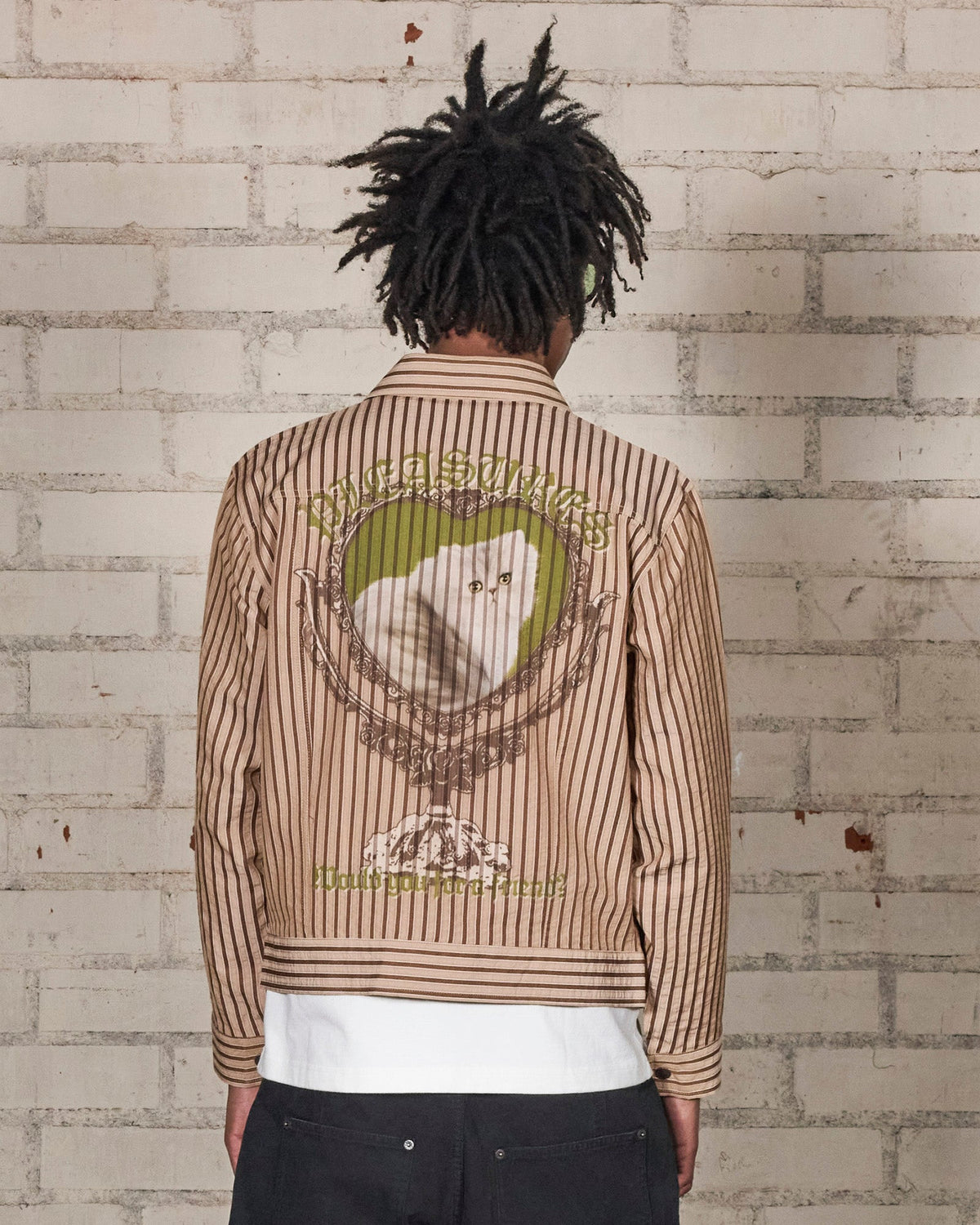 CAT MIRROR TRUCKER JACKET