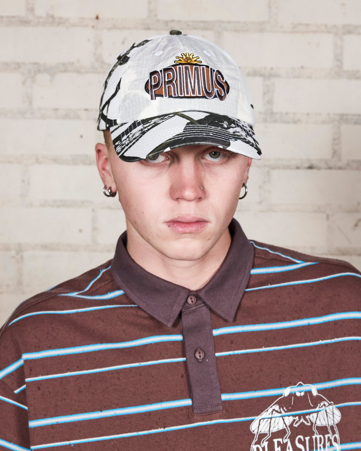 BROWN ALBUM LAYERED CAP