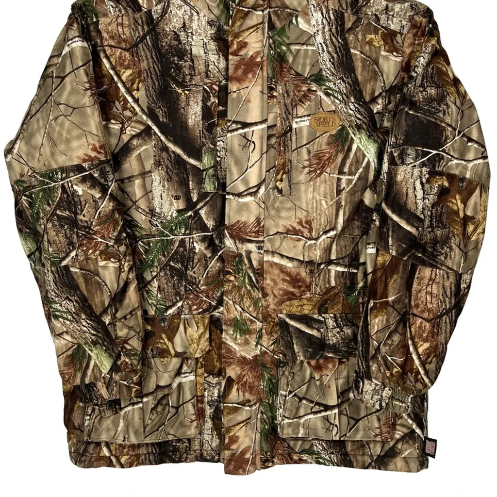 Sports Afield Camo Jacket - Medium Camo Polyester