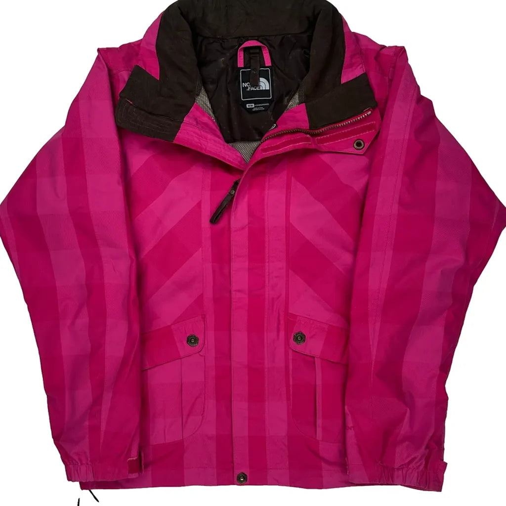The North Face Checked Ski Jacket - Medium Pink Polyester