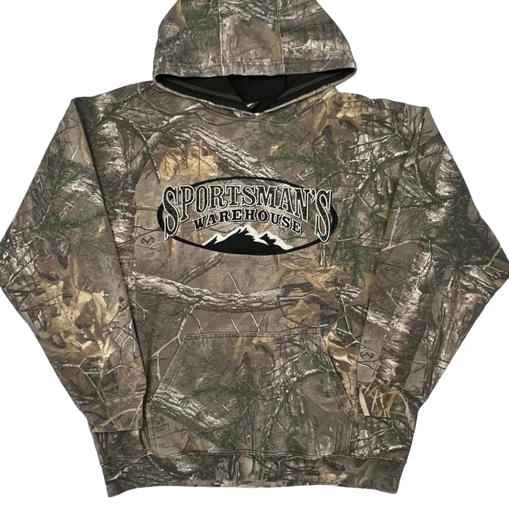 Sportsmans Camo Hoodie - XL Camo Cotton Blend