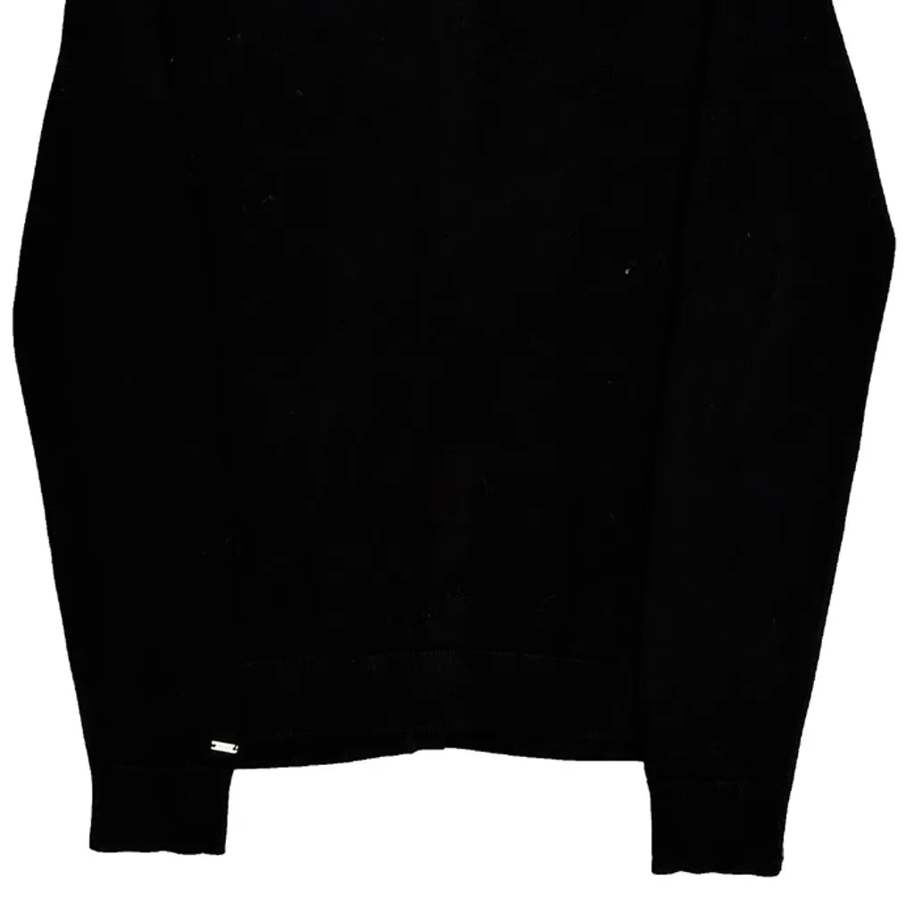 Tommy Hilfiger Studded Sweater - XS Black Cotton