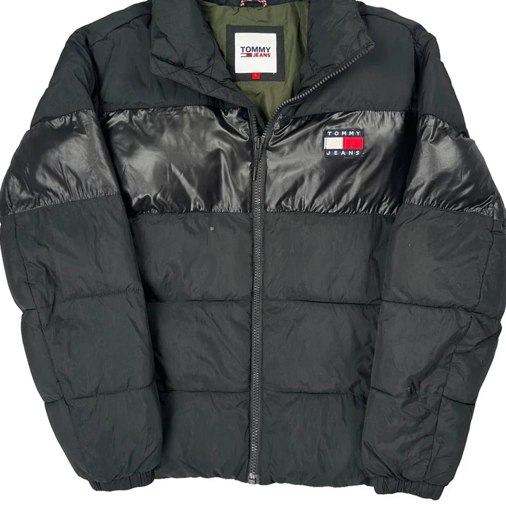 Tommy Jeans Puffer - Large Black Polyester