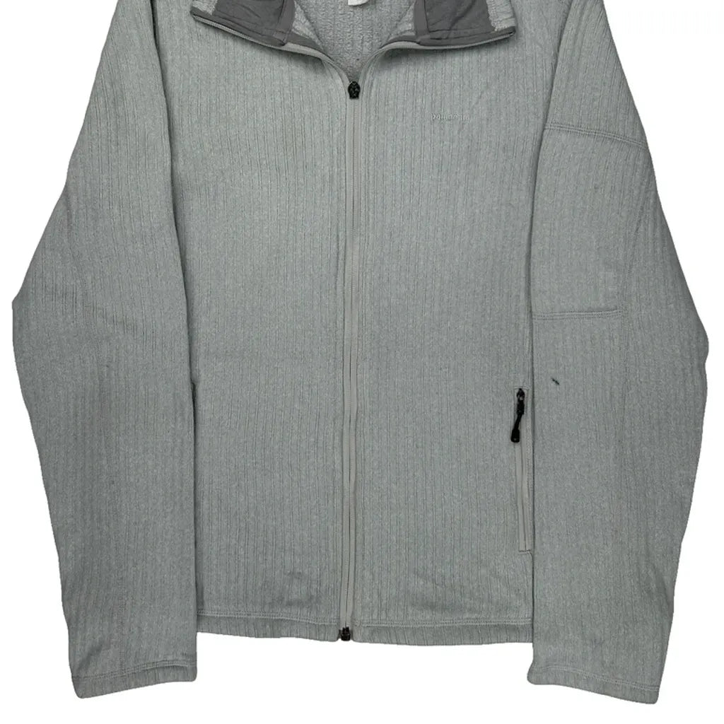 Patagonia Fleece Jacket - Large Gray Polyester