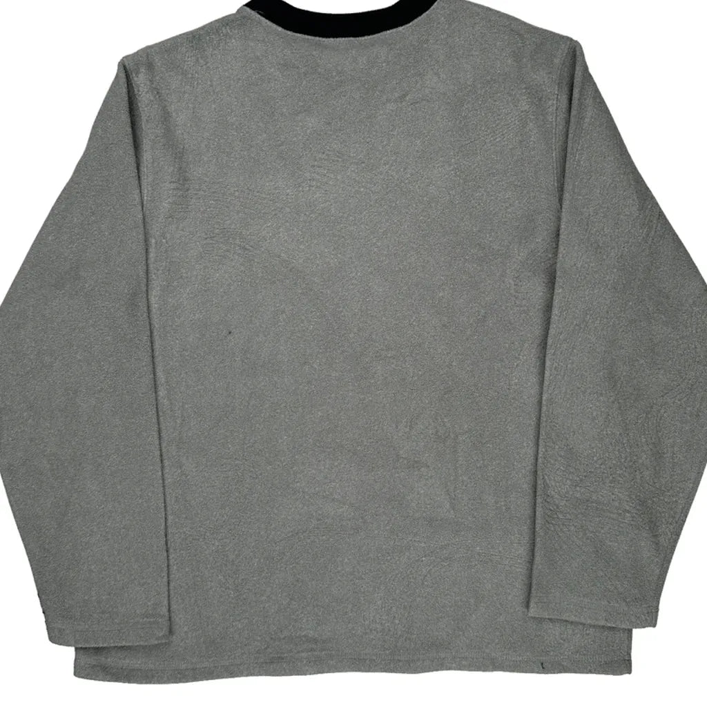 Mickey Mouse Disney Cartoon Long Sleeve T-Shirt - Medium Gray Polyester