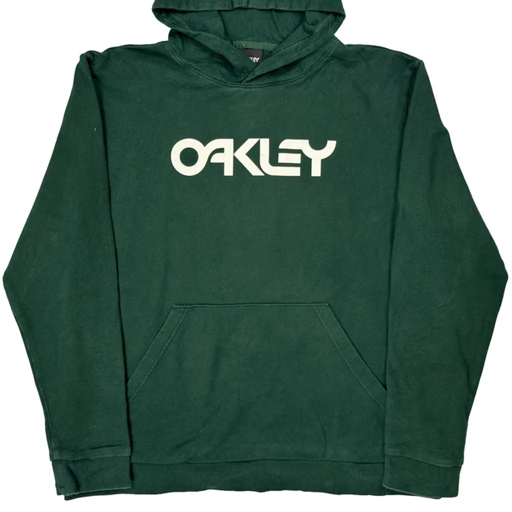 Oakley Hoodie - Large Green Cotton