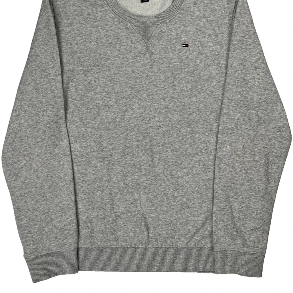 Tommy Hilfiger Sweatshirt - Medium Gray Cotton