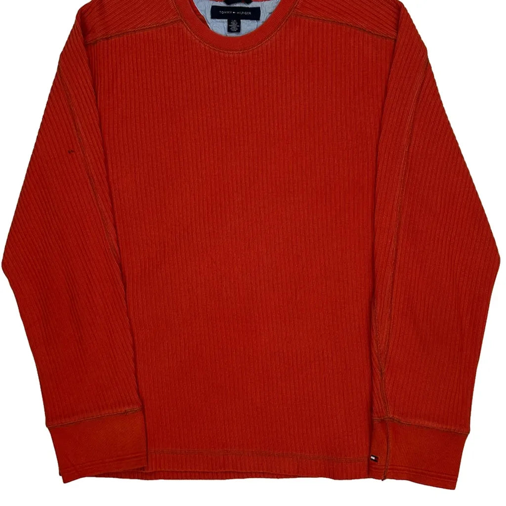 Tommy Hilfiger Sweater - Large Red Cotton