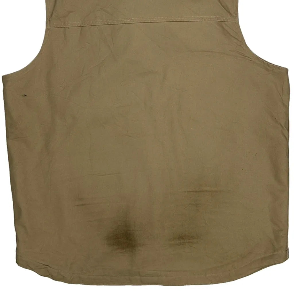 Fintech Workwear Vest - Large Beige Cotton