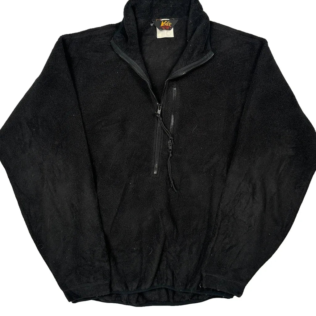 90S Rei Fleece - No Size Black Polyester