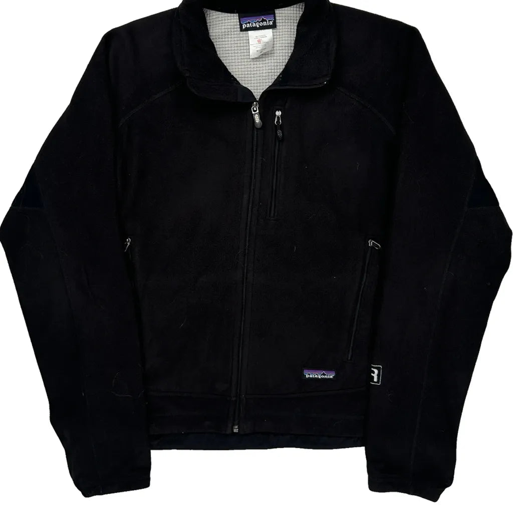 Patagonia Fleece Jacket - Medium Black Polyester