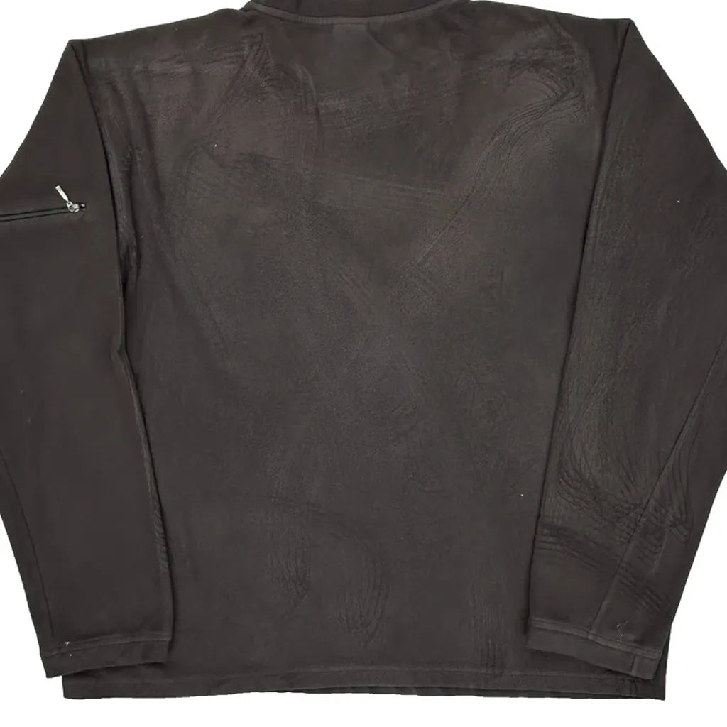 The North Face Fleece - Large Gray Polyester