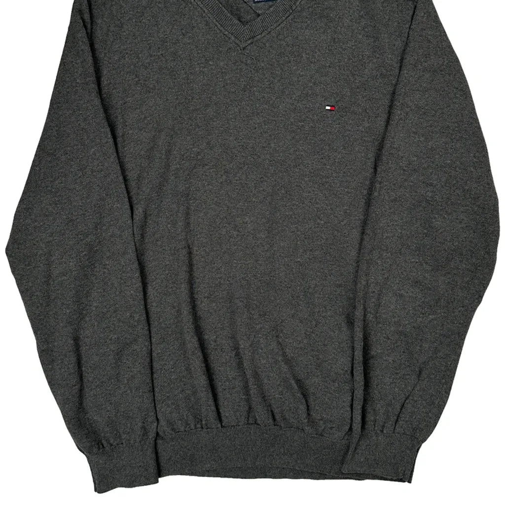 Tommy Hilfiger Sweater - XL Gray Cotton