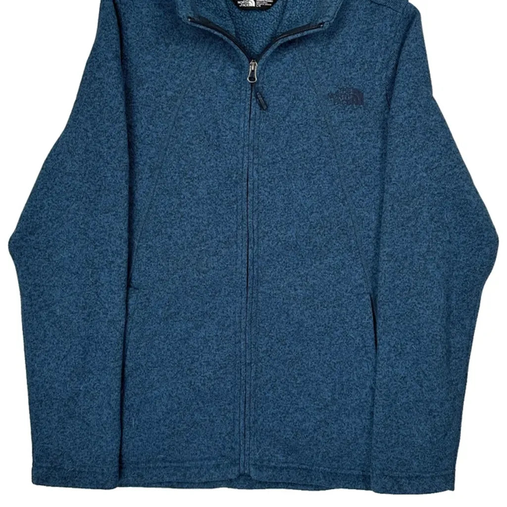 The North Face Hoodie - Large Blue Polyester