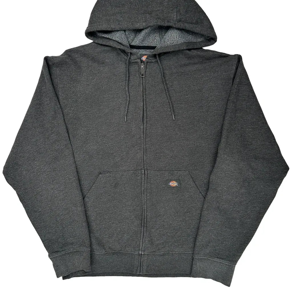 Dickies Hoodie - Large Gray Cotton Blend