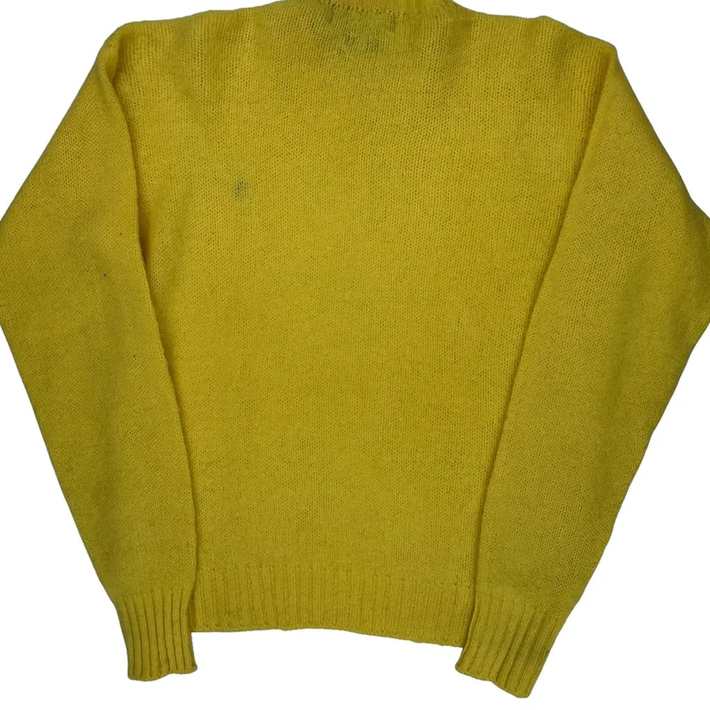 Polo By Ralph Lauren Sweater - Medium Yellow Wool