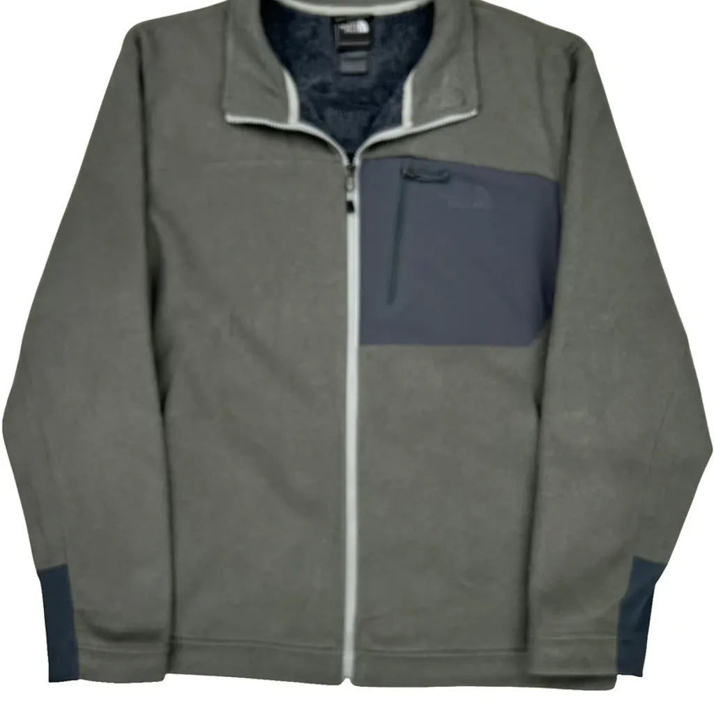 The North Face Fleece Jacket - XL Gray Polyester