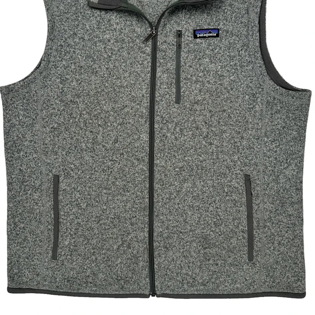 Patagonia Fleece Vest - XL Gray Polyester