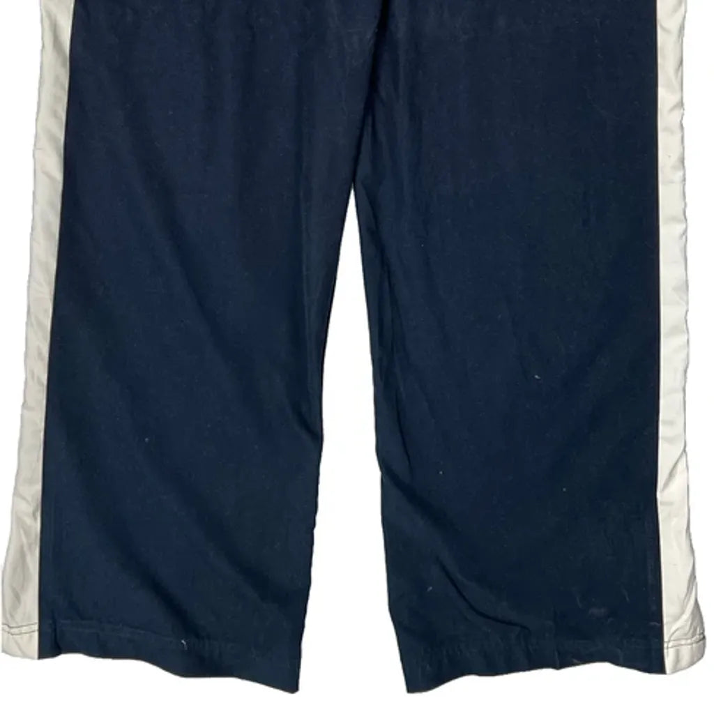 Nike Track Pants - Large Navy Polyester