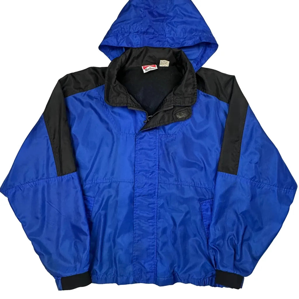 Marlboro Windbreaker - XL Blue Nylon