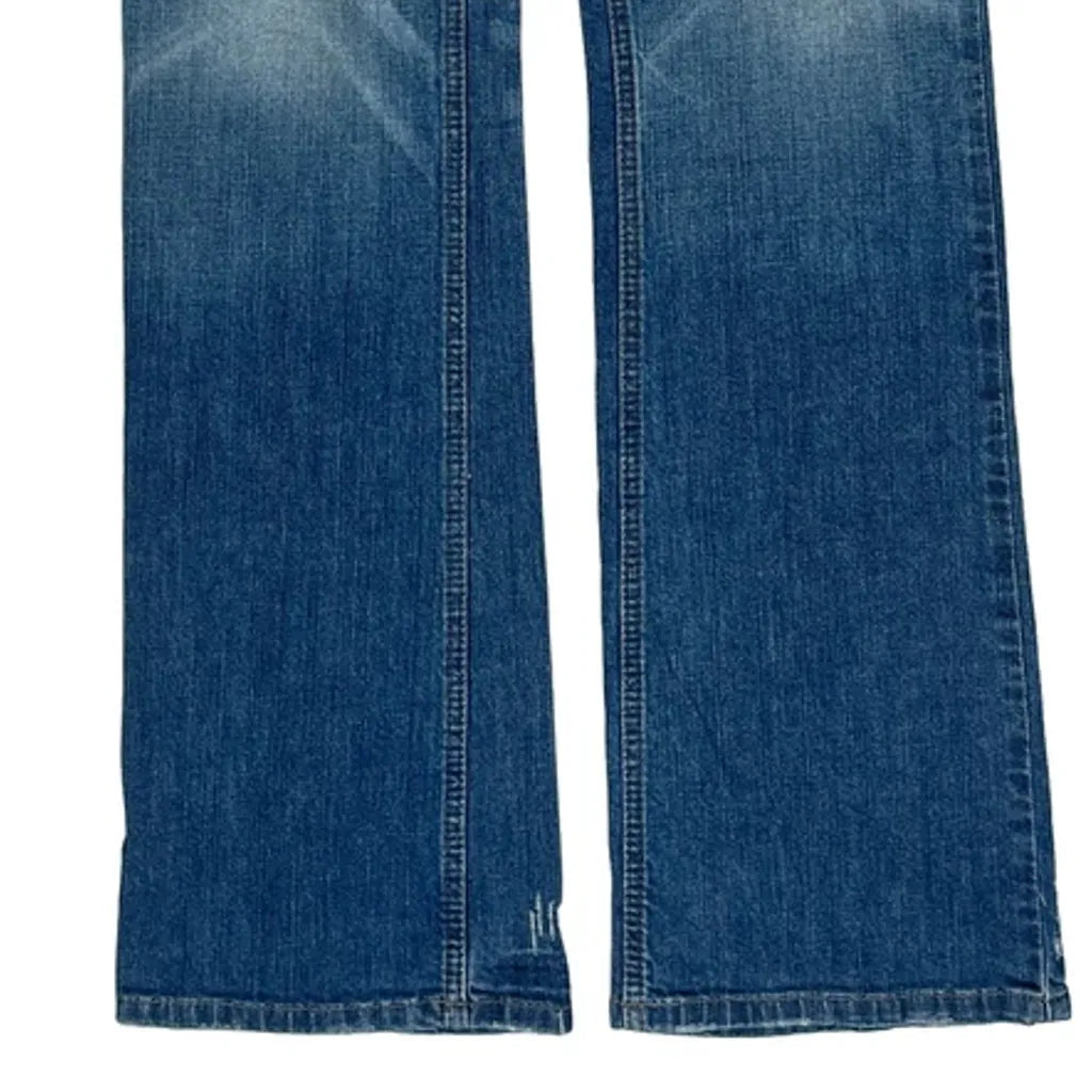 Guess Studded Jeans - 33W US 8 Blue Cotton