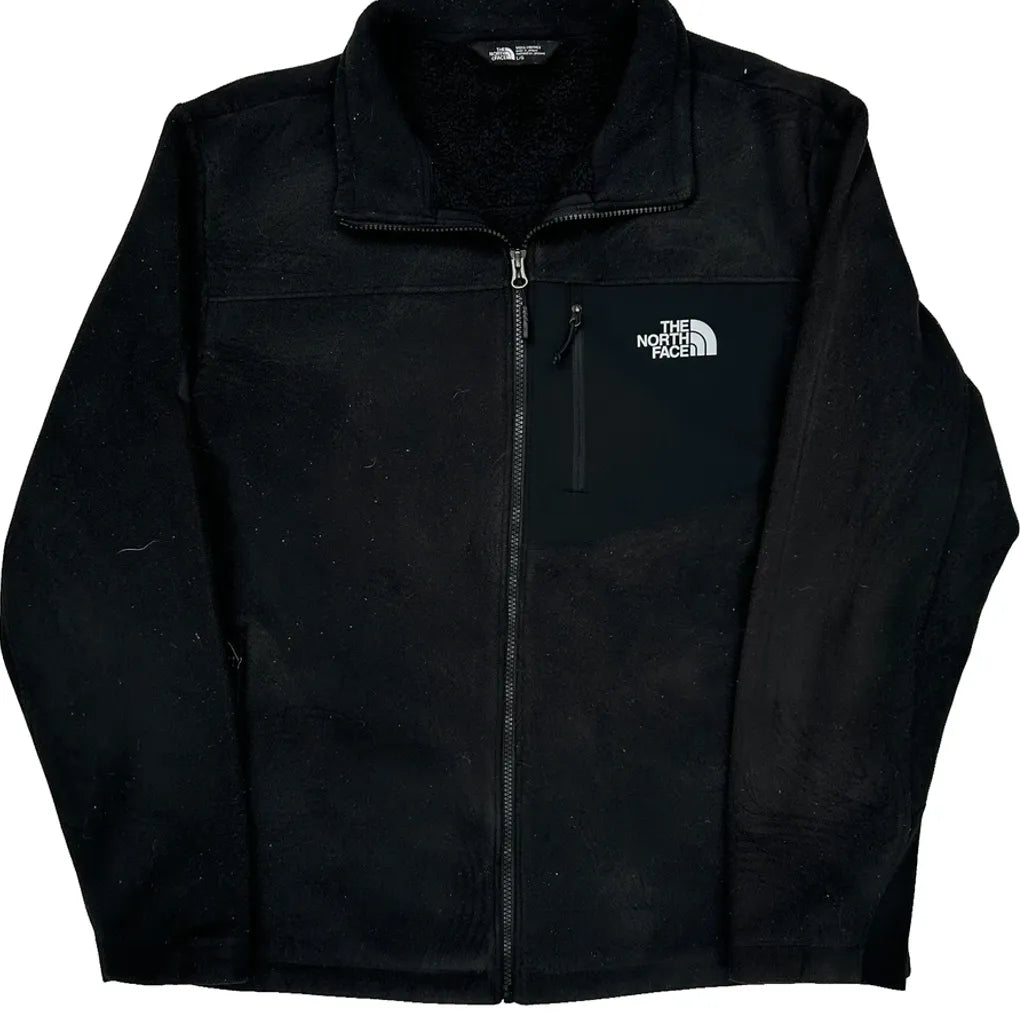 The North Face Fleece Jacket - Large Black Polyester