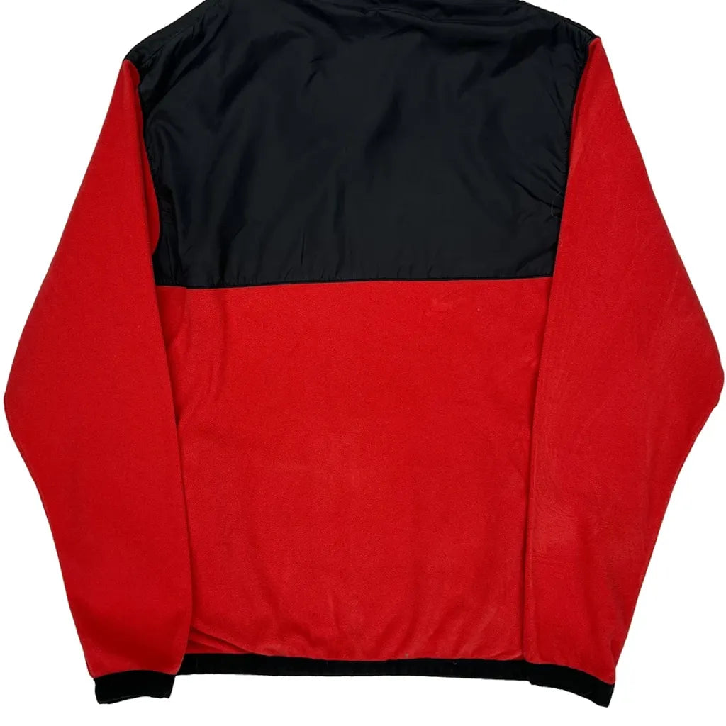 Nike Fleece Jacket - XL Red Polyester