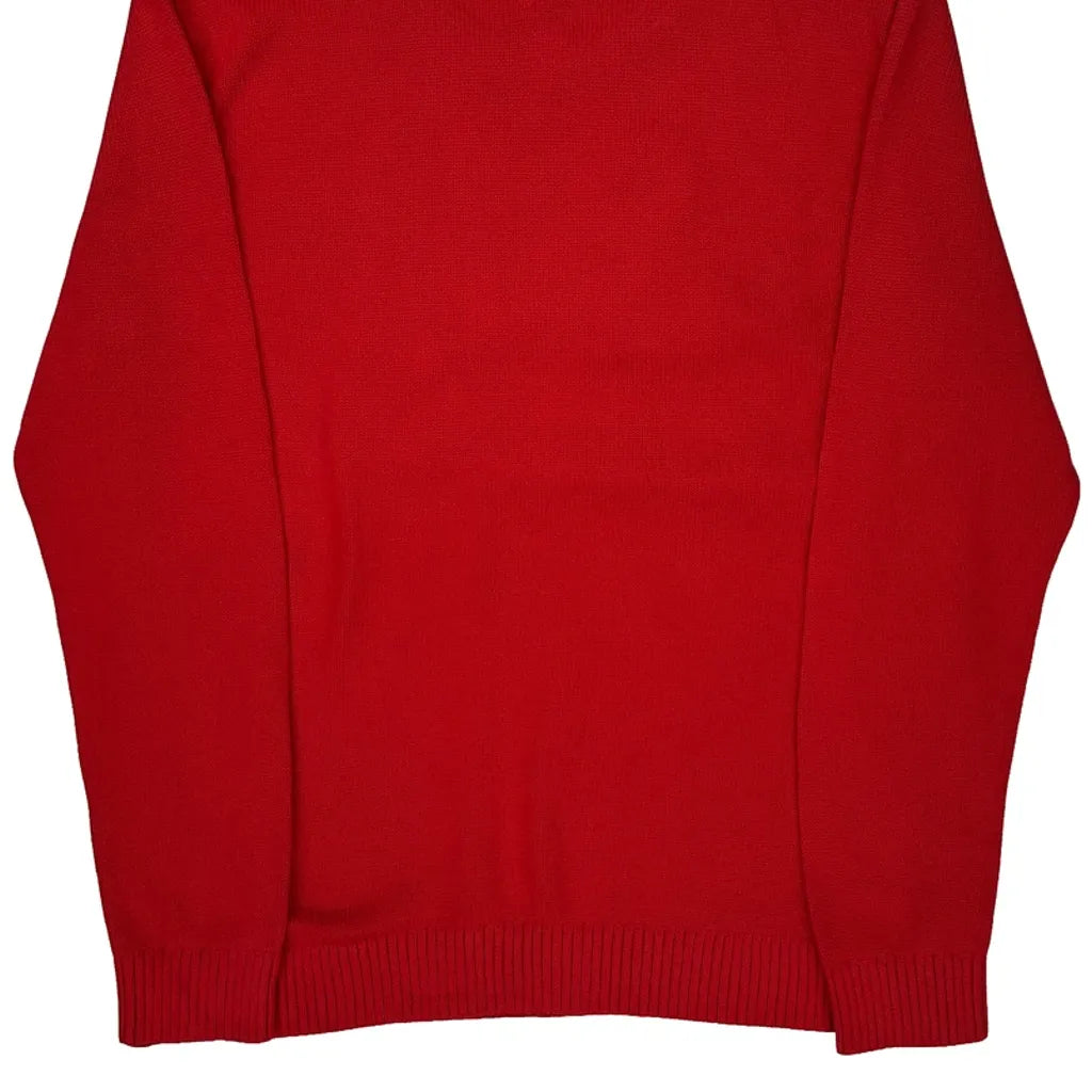 Tommy Jeans Sweater - XL Red Cotton