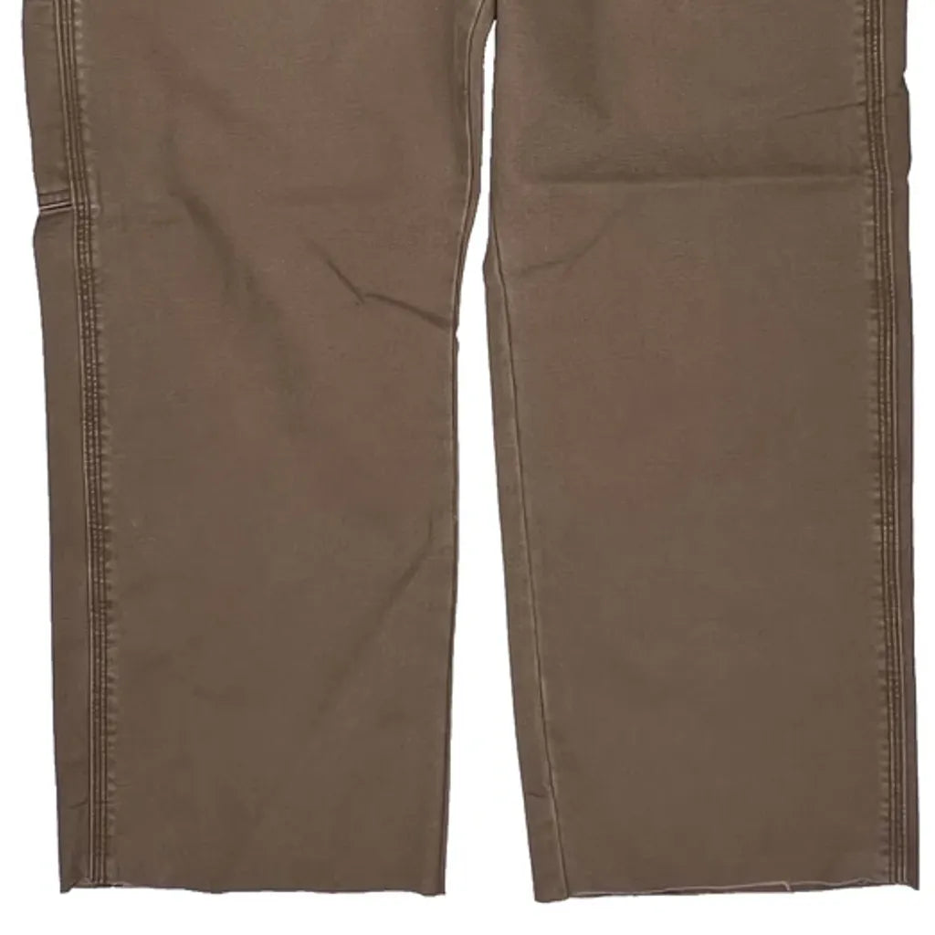 Dickies Carpenter Pants - 36W 28L Brown Cotton