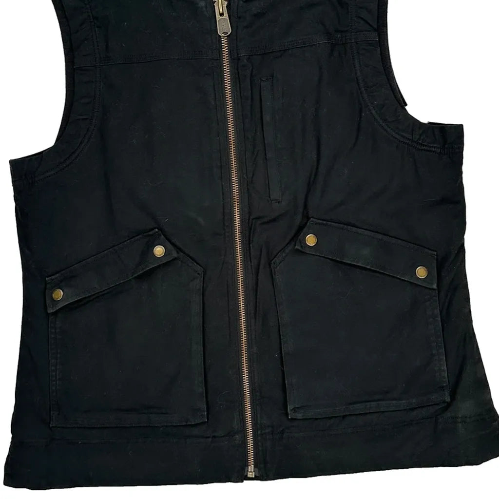 Duluth Workwear Vest - Large Black Cotton