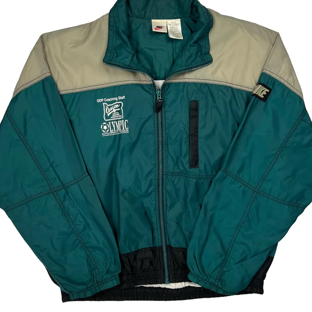 Odp Coaching Staff Nike Graphic Windbreaker - Medium Green Nylon