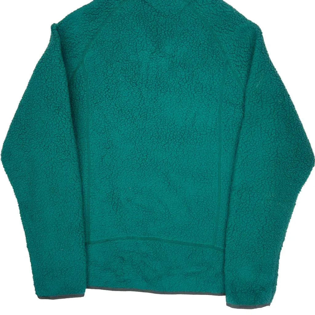 Patagonia Fleece Jacket - Large Green Polyester