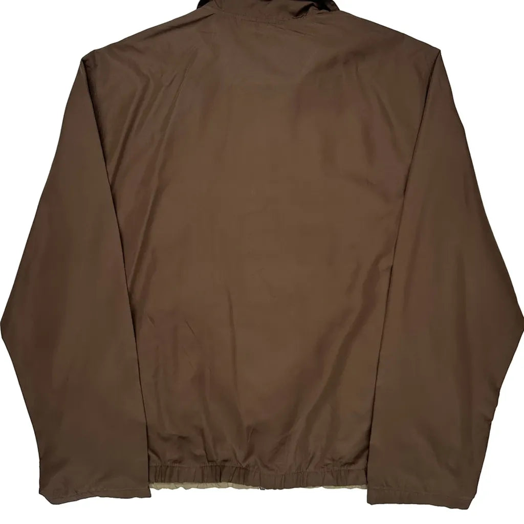 Puma Spellout Track Jacket - Large Brown Polyester