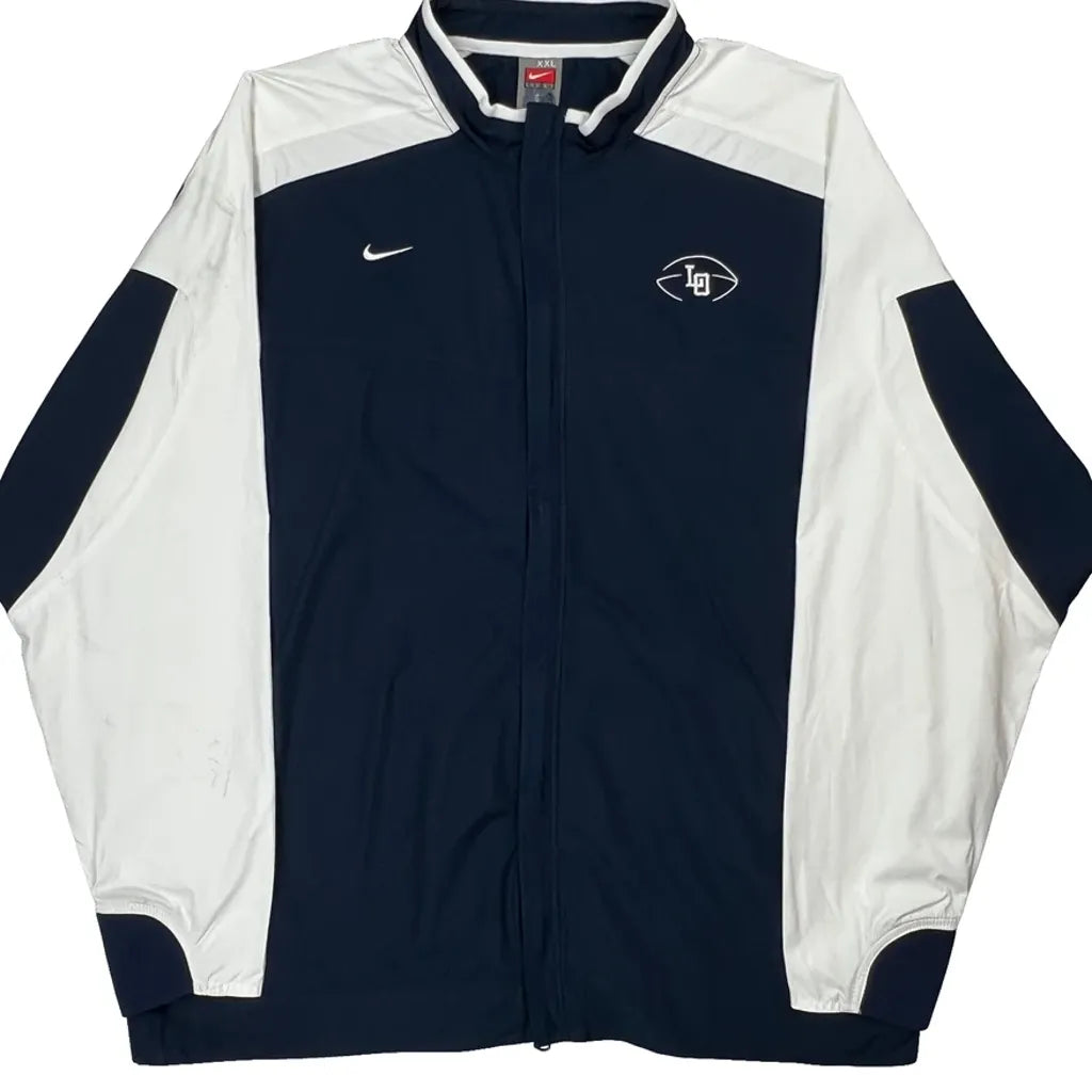 Football Team Logo Nike Football Track Jacket - 2XL Navy Polyester