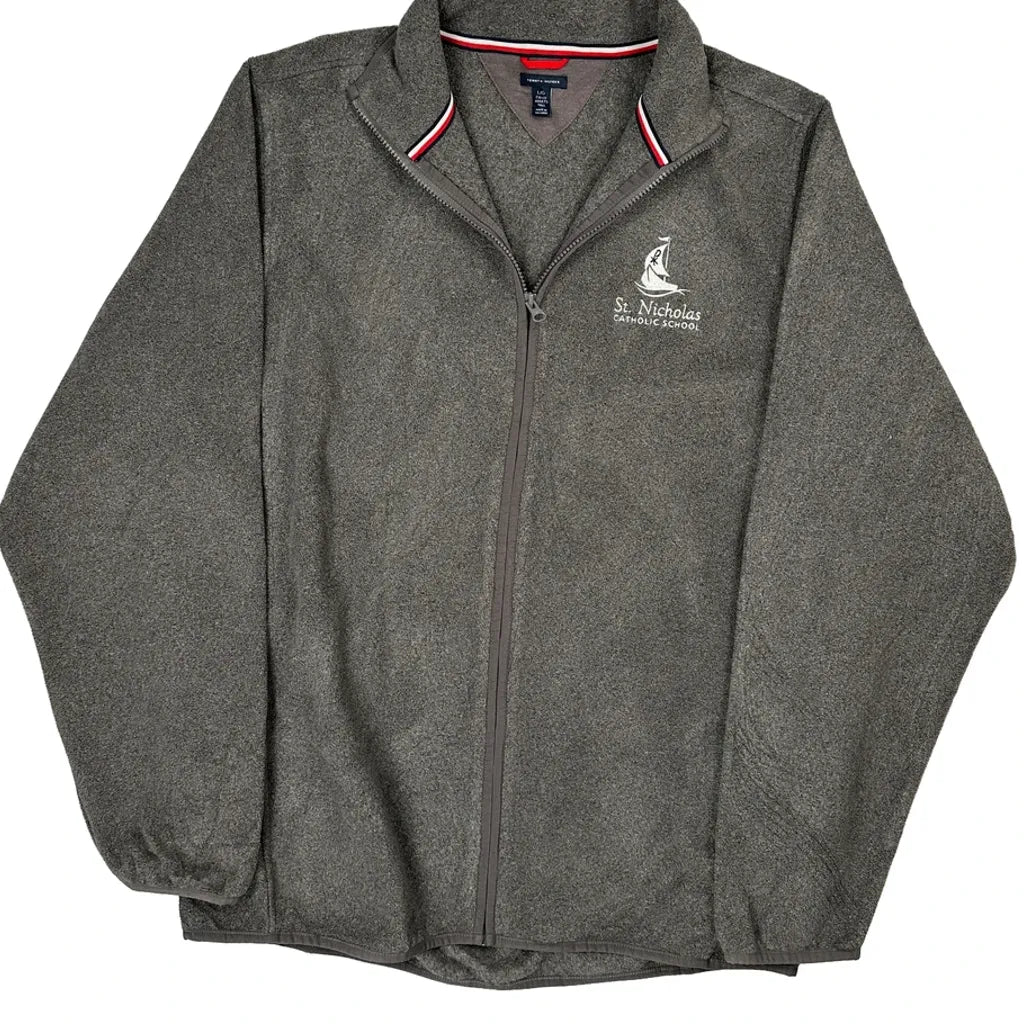 Tommy Hilfiger Fleece - Large Gray Polyester