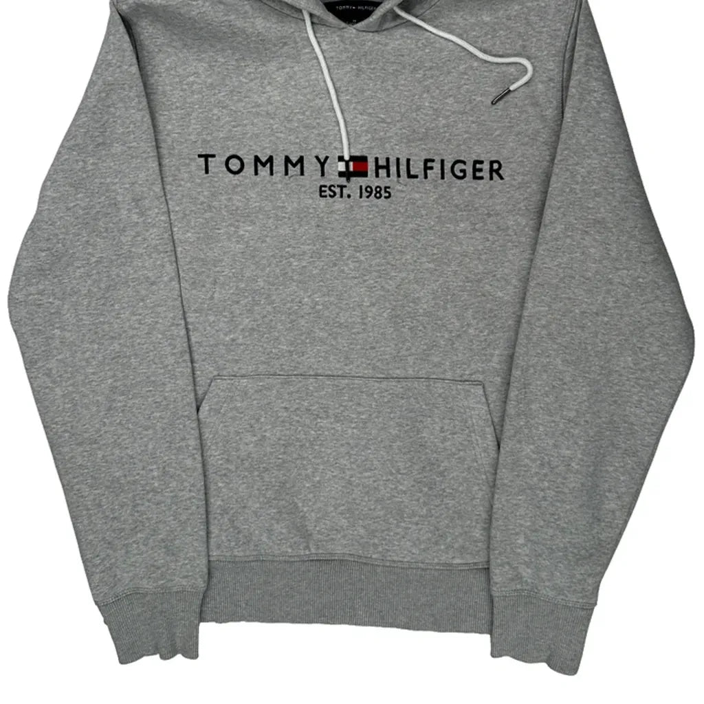 Tommy Hilfiger Hoodie - Medium Gray Cotton