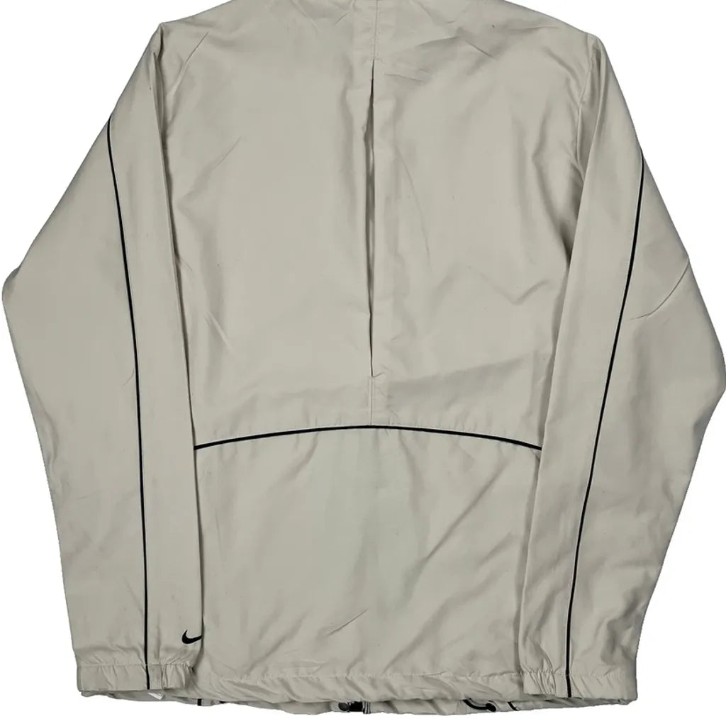 Nike Golf Windbreaker - Large Beige Polyester