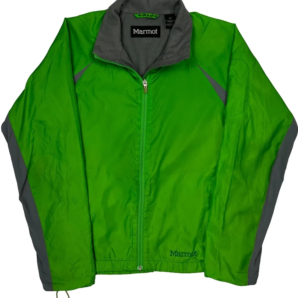 Marmot Windbreaker - Small Green Polyester