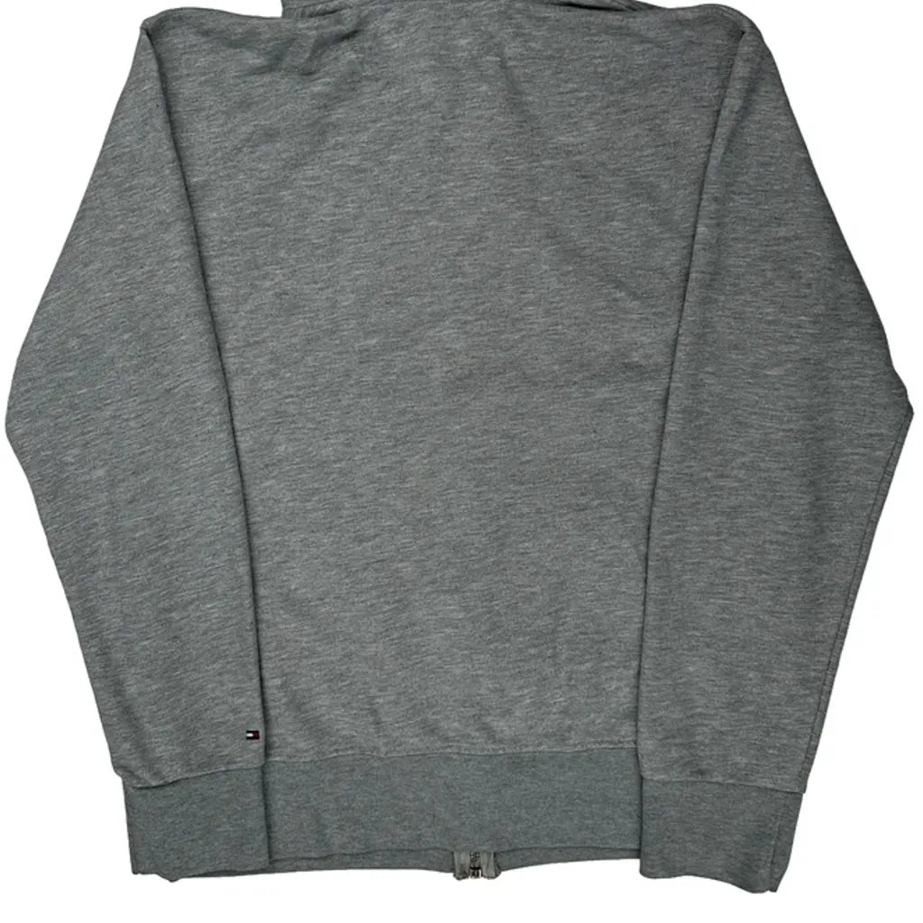 Tommy Hilfiger Hoodie - Large Gray Cotton Blend