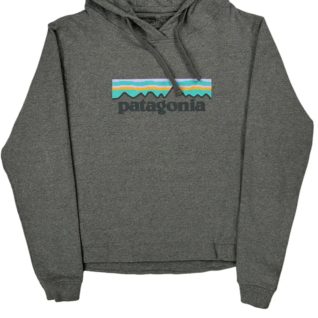 Patagonia Hoodie - Small Gray Cotton Blend