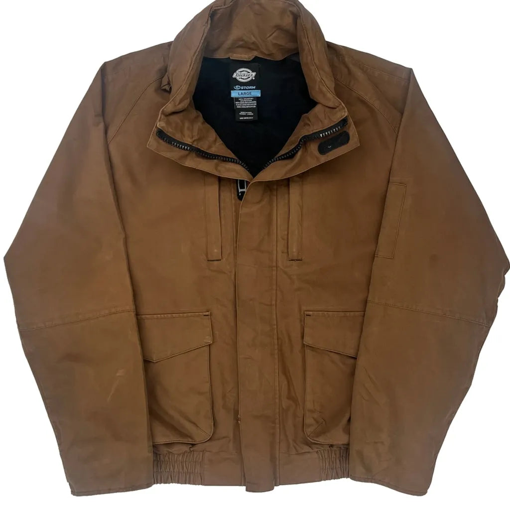 Dickies Jacket - Large Brown Cotton