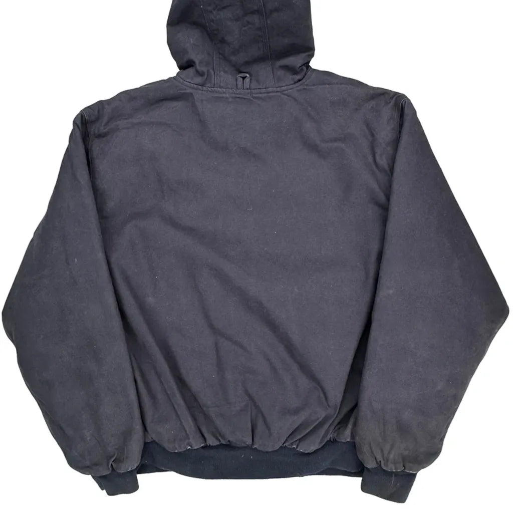 Refrigeration Contractors Dri Duck Workwear Jacket - Large Blue Cotton