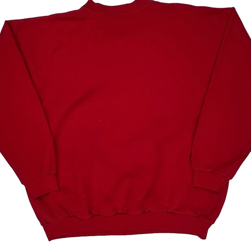 Made In USA Disney Mickie Mouse Sweatshirt - XL Red Cotton Blend