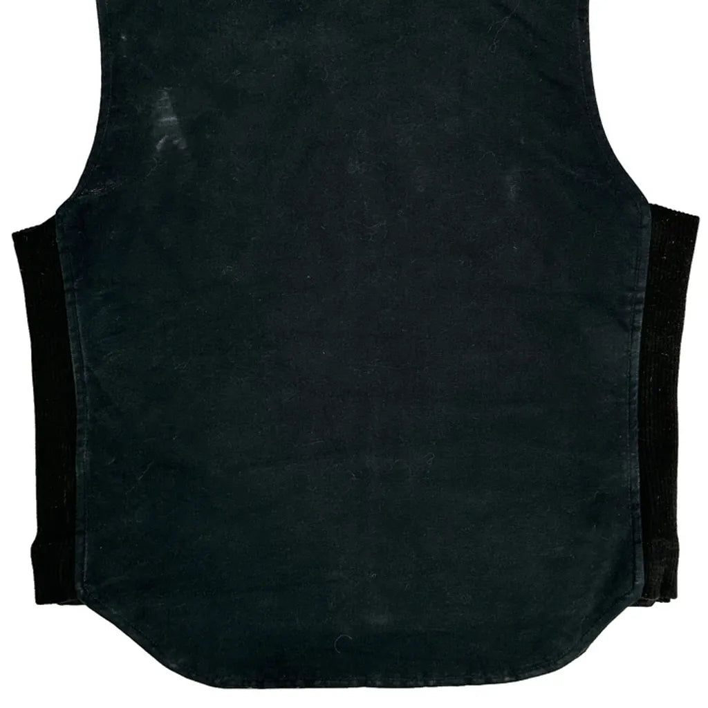 Northscape Design-Build-Maintain Tough Duck Workwear Vest - Medium Black Cotton