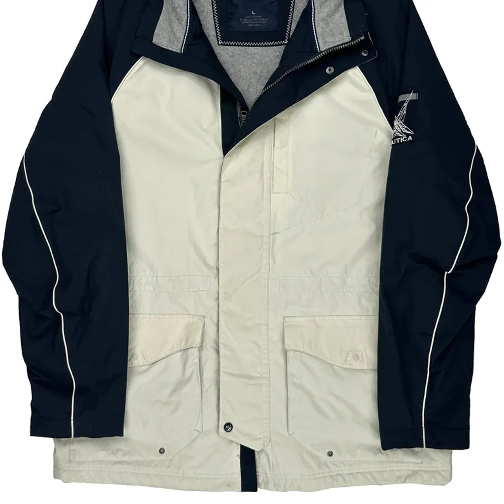 Nautica Jacket - Large Cream Polyester