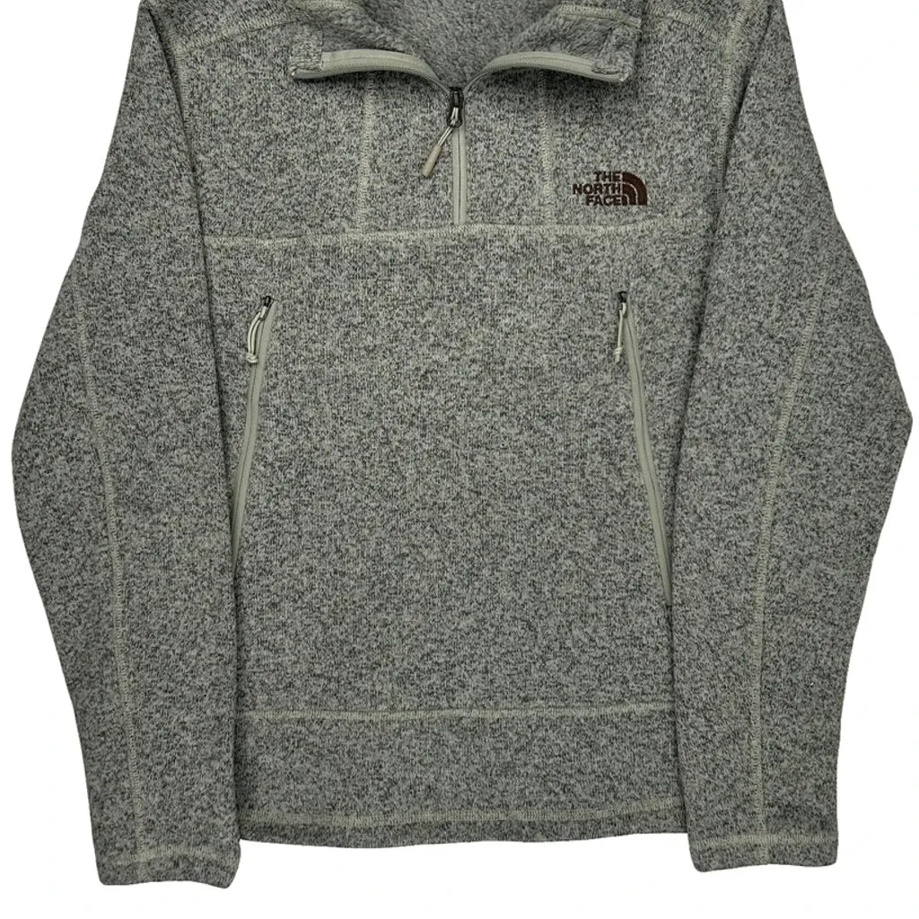 The North Face 1/4 Zip - Medium Gray Polyester