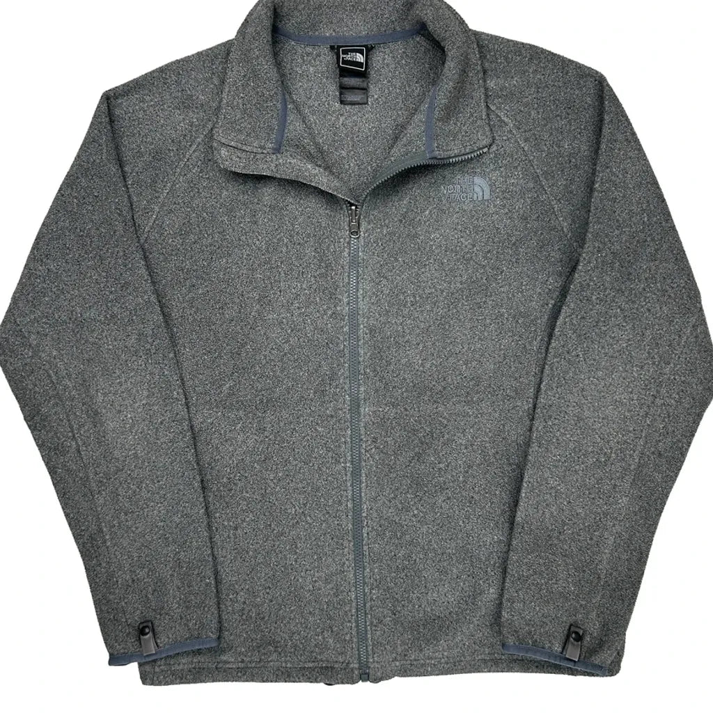 The North Face Fleece Jacket - Large Gray Polyester
