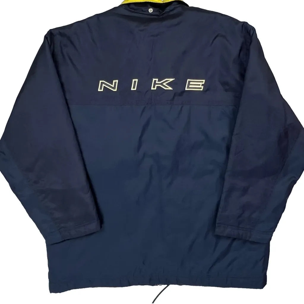 Nike Spellout Windbreaker - Medium Navy Polyester