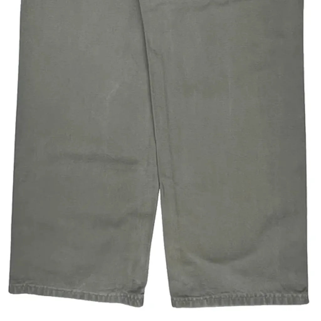 Carhartt B11 Des Carpenter Pants - 32W 33L Gray Cotton